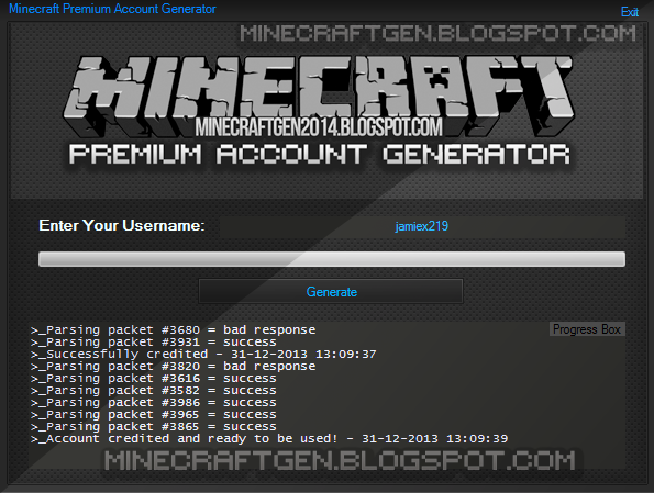 Minecraft Premium Account Generator Download Mac